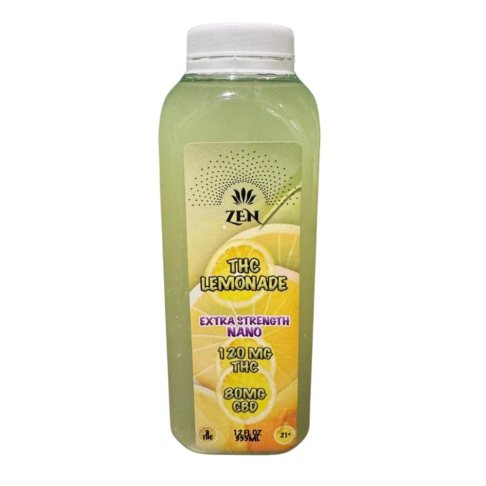 Zen THC Lemonade — Extra Strength Nano (120mg THC, 80mg CBD)