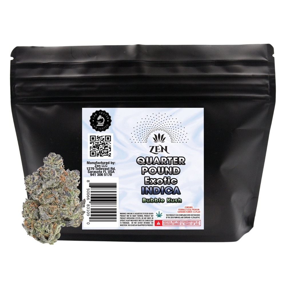 Indoor THCA Flower | Bubble Kush Fat Bags | FREE USA Shipping!